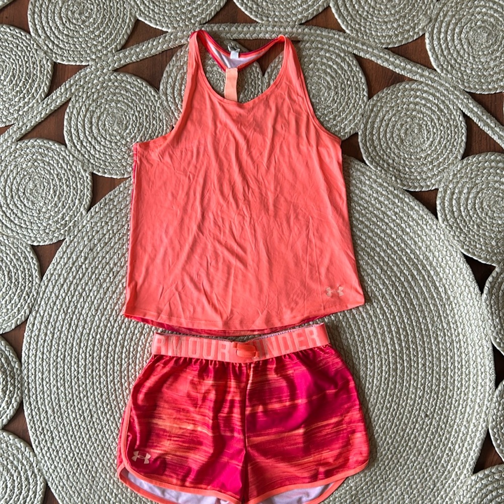 Girls Under Armour Short Set